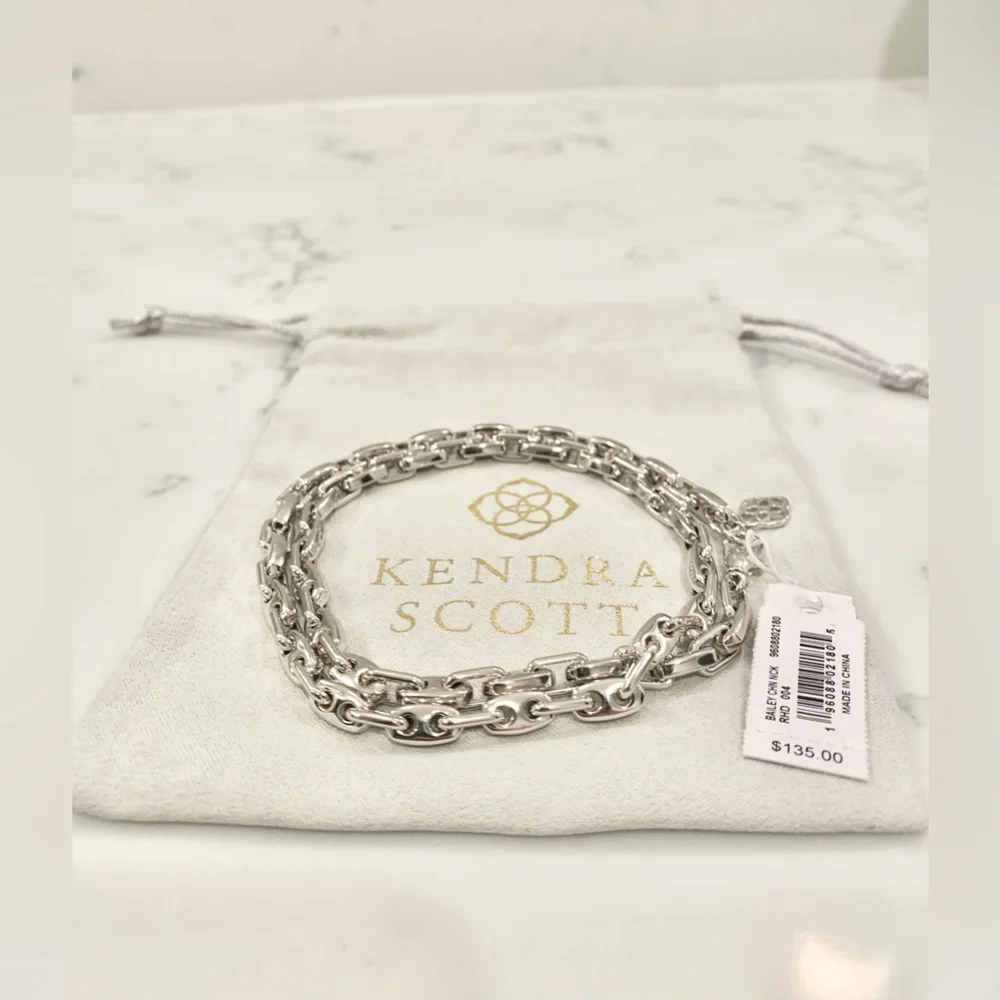 Kendra Scott Bailey Chain Necklace - Picture 8 of 10